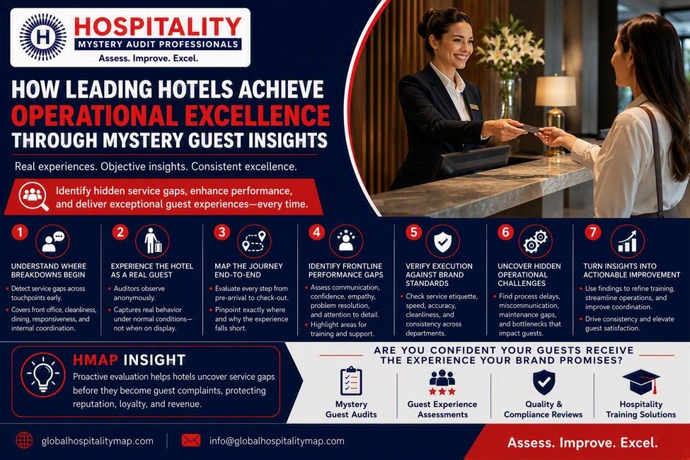 How Leading Hotels Achieve Operational Excellence Through Mystery Guest Insights
