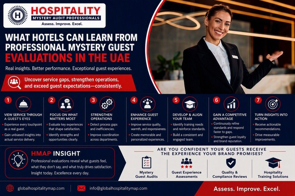 What Hotels Can Learn from Professional Mystery Guest Evaluations in the UAE
