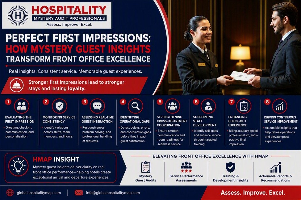 Perfect First Impressions: How Mystery Guest Insights Transform Front Office Excellence