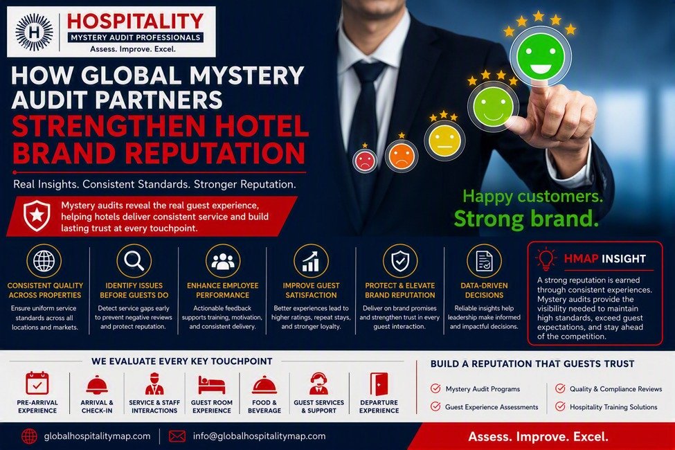 How Global Mystery Audit Partners Strengthen Hotel Brand Reputation