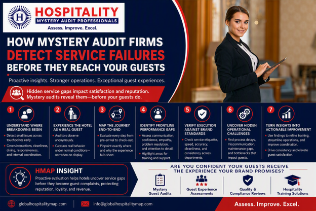 How Mystery Audit Firms Detect Service Failures Before They Reach Your Guests